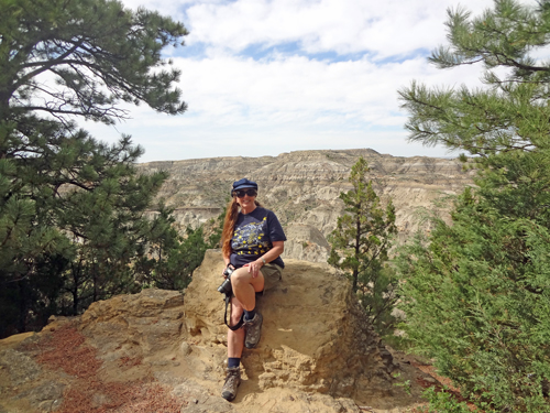 Karen Duquette at Makoshike State Park